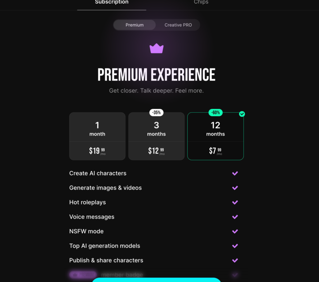 Lovescape Pricing