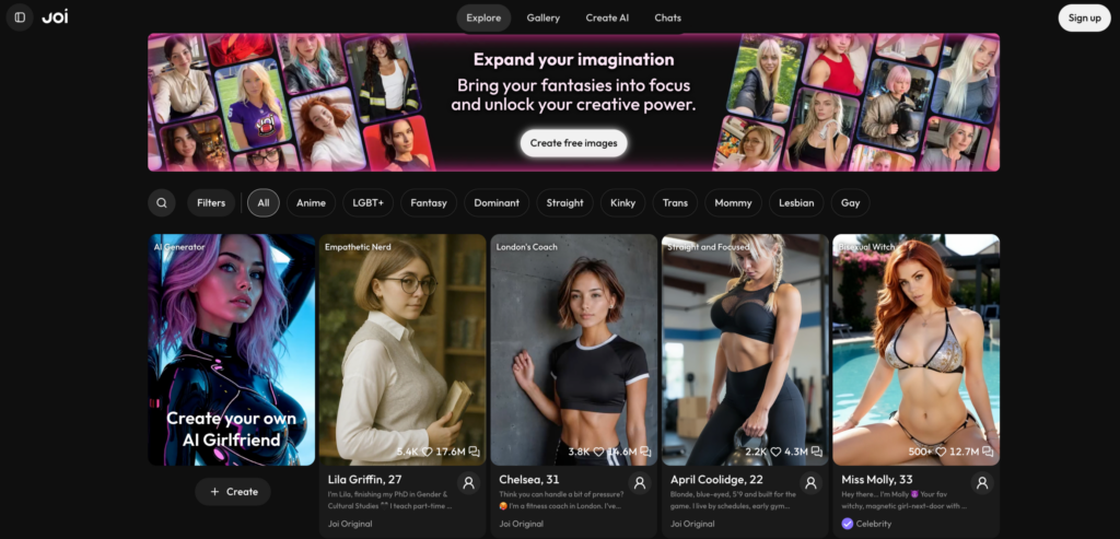 JOI AI site