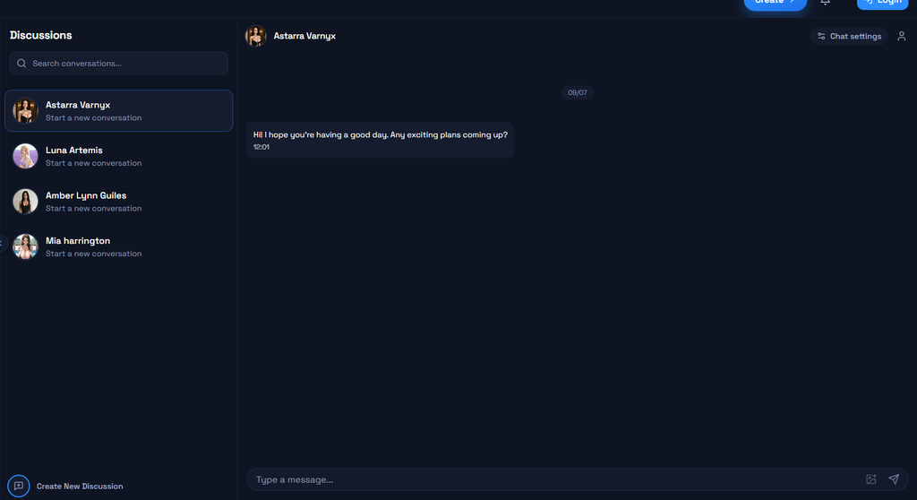Darlink AI chat