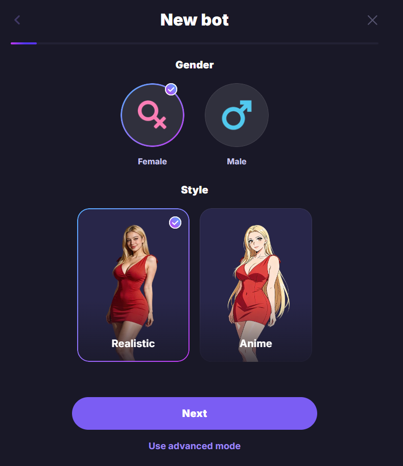 Botify AI character creation