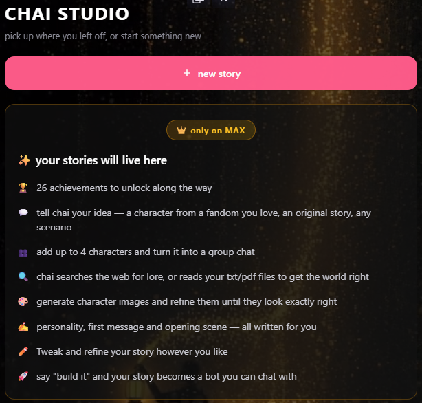 Chai AI studio