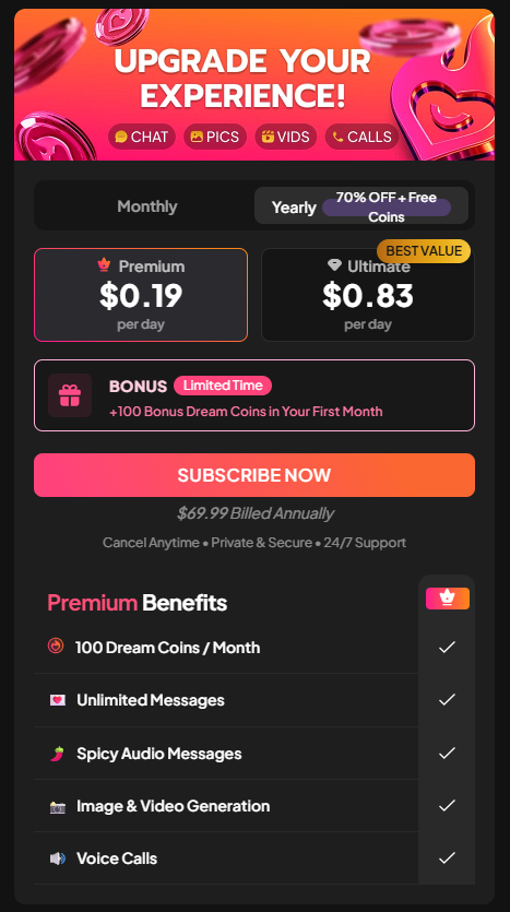 Dream Companion AI premium