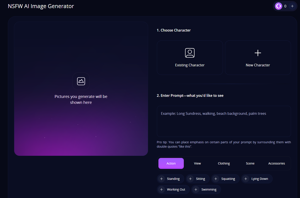 HeraHaven AI image generation