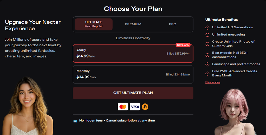 Nectar AI pricing
