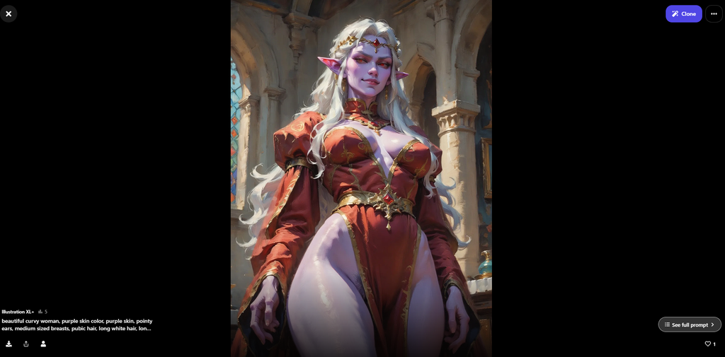 Promptchan AI characters